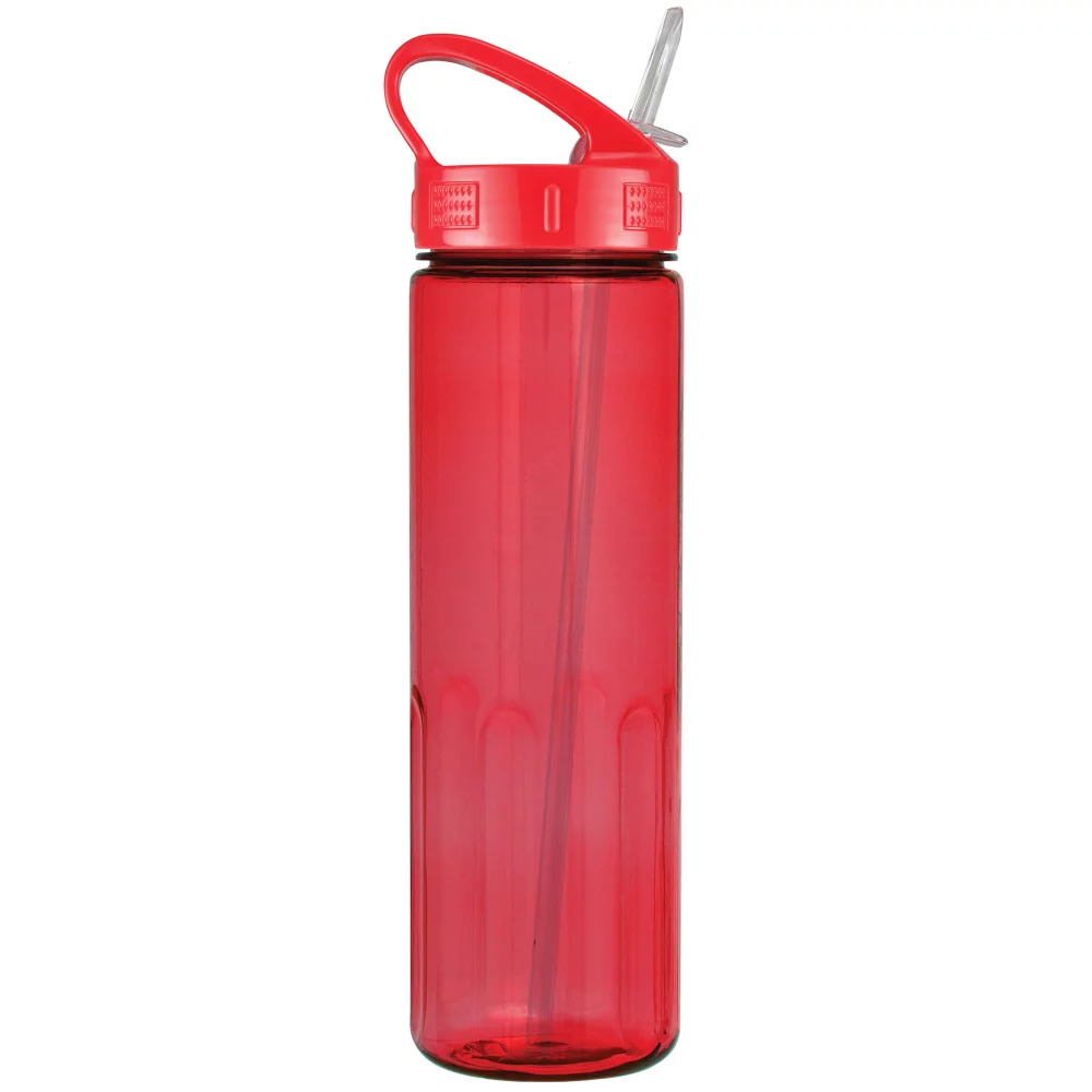 Bouteille Prestige de 24 oz avec couvercle sport et paille