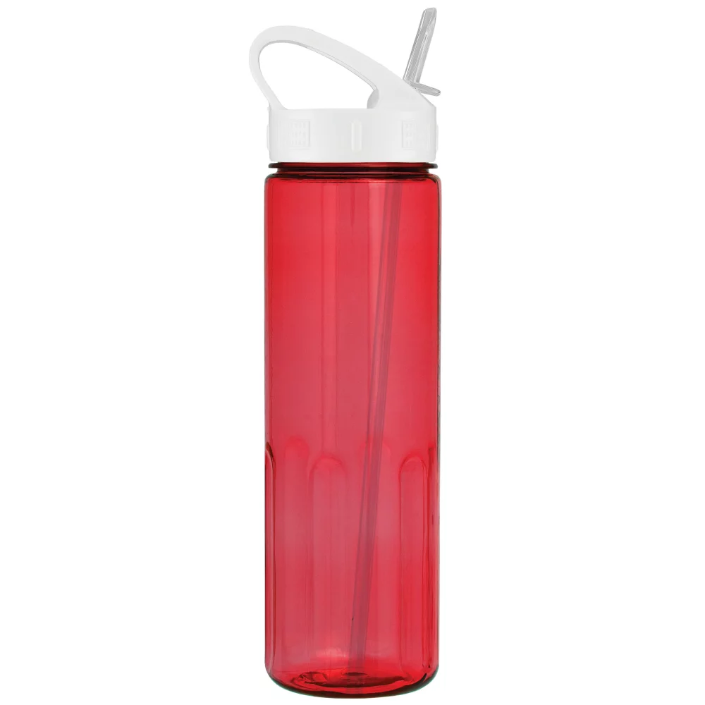 Bouteille Prestige de 24 oz avec couvercle sport et paille