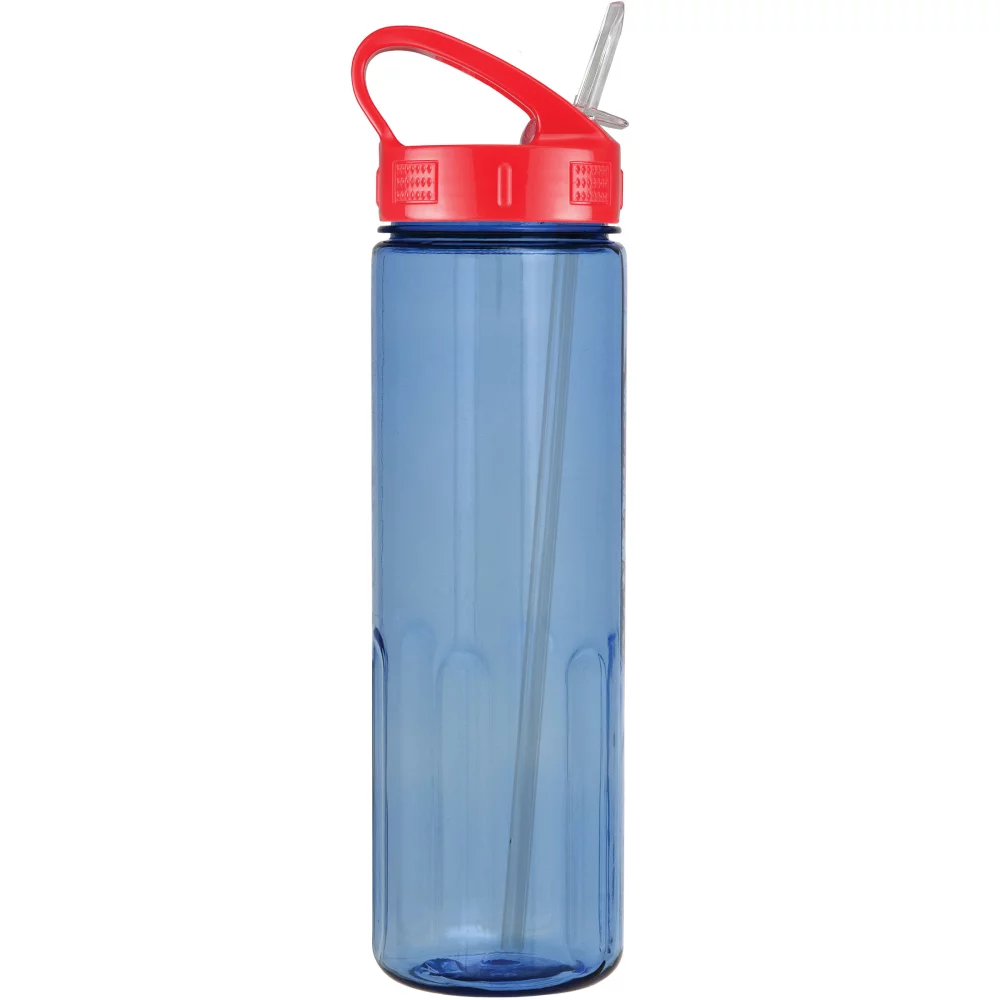Bouteille Prestige de 24 oz avec couvercle sport et paille