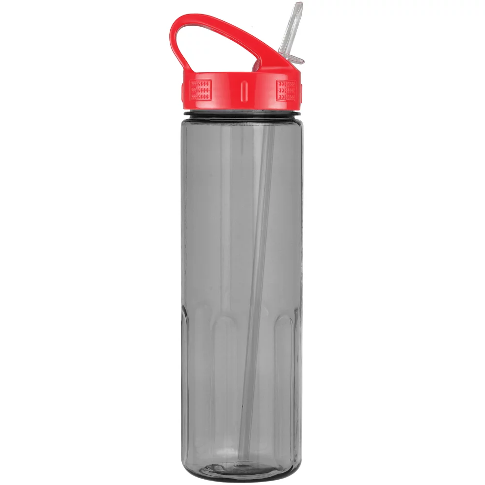 Bouteille Prestige de 24 oz avec couvercle sport et paille