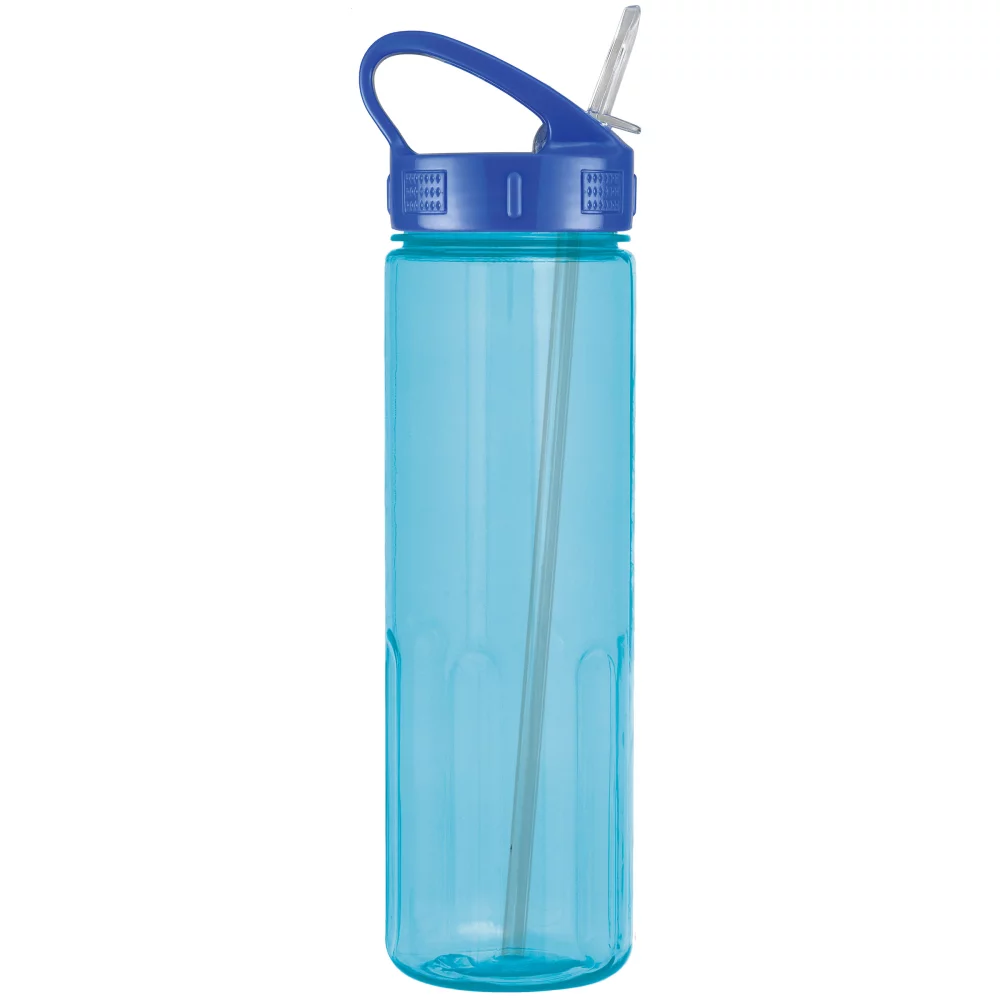 Bouteille Prestige de 24 oz avec couvercle sport et paille