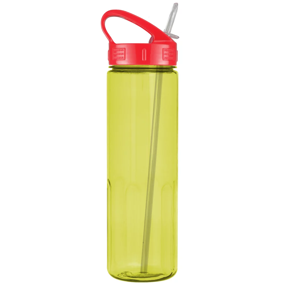 Bouteille Prestige de 24 oz avec couvercle sport et paille