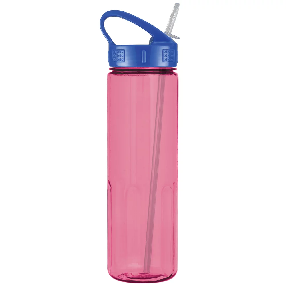 Bouteille Prestige de 24 oz avec couvercle sport et paille