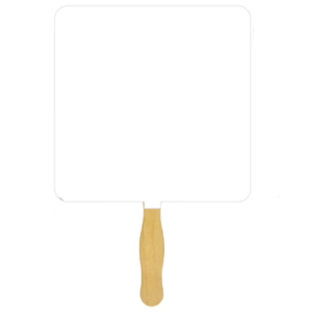 Square Sandwiched Hand Fan (2 Side/ 1 imprint color)