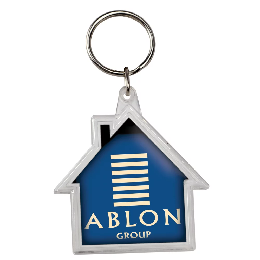 Étiquette de clé de maison en cristal