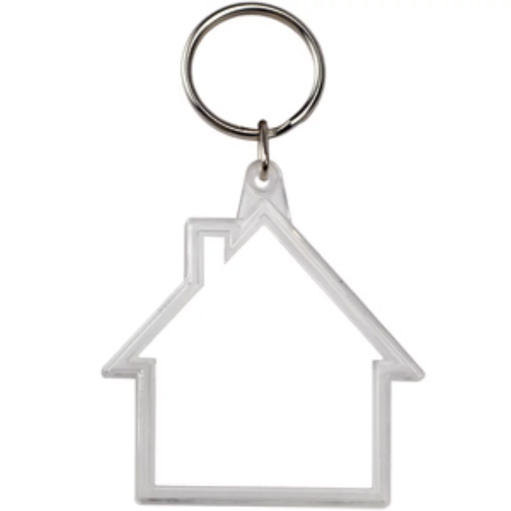 Étiquette de clé de maison en cristal