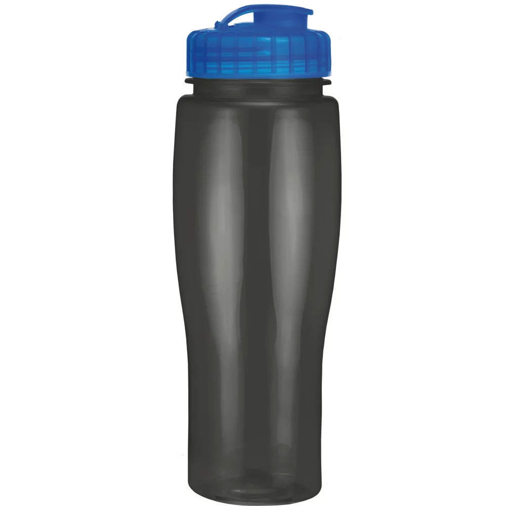 Bouteille de 24 oz. avec contour translucide et couvercle à rabat