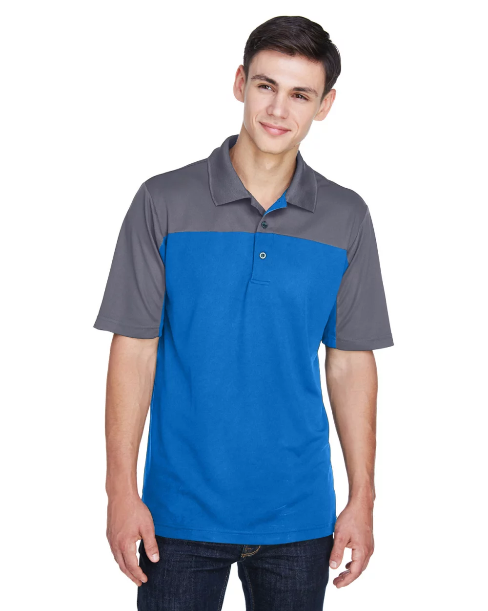 Polo Performance en piqué colorblock pour homme CORE 365