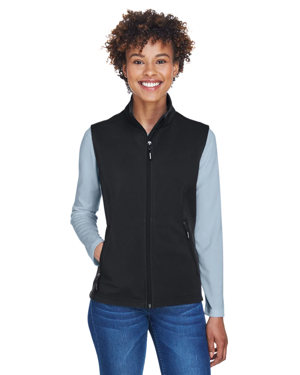 CORE 365 Ladies' Cruise Two-Layer Fleece Bonded Soft?Shell Vest