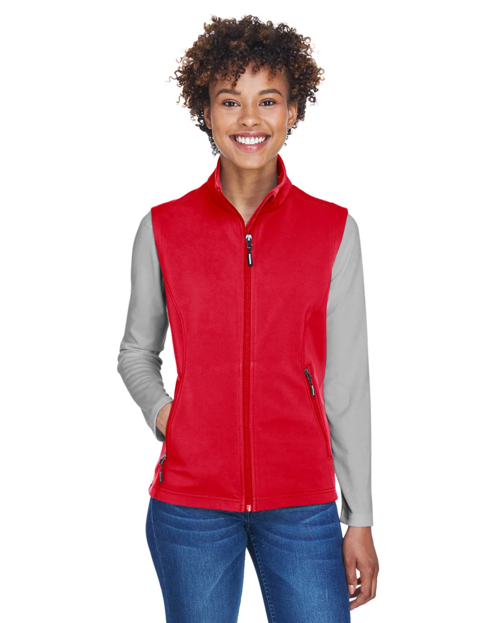 CORE 365 Ladies' Cruise Two-Layer Fleece Bonded Soft?Shell Vest