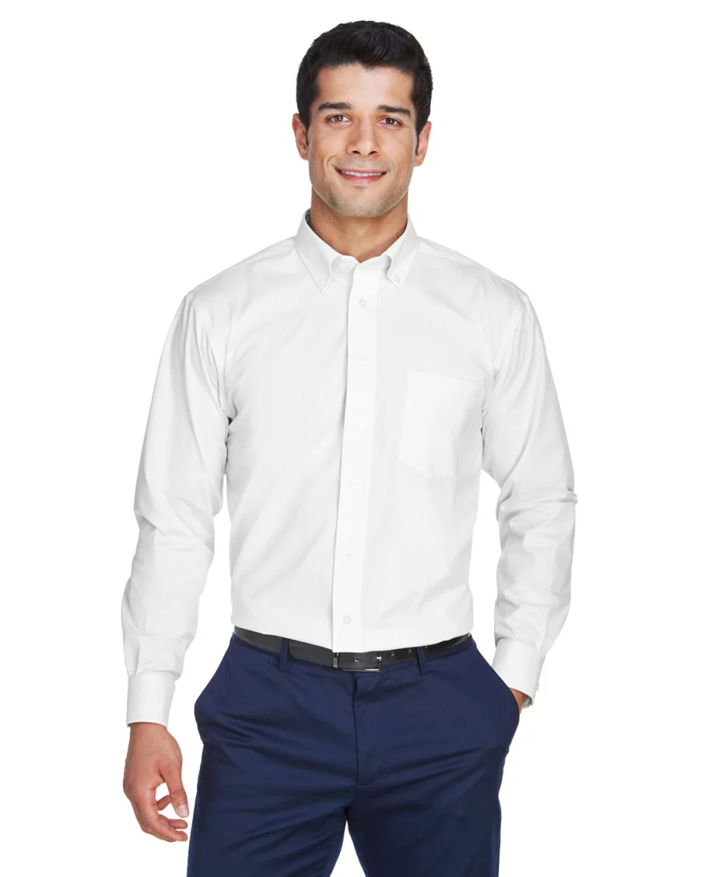 DEVON AND JONES Men's Crown Collection® Solid Oxford Woven Shirt