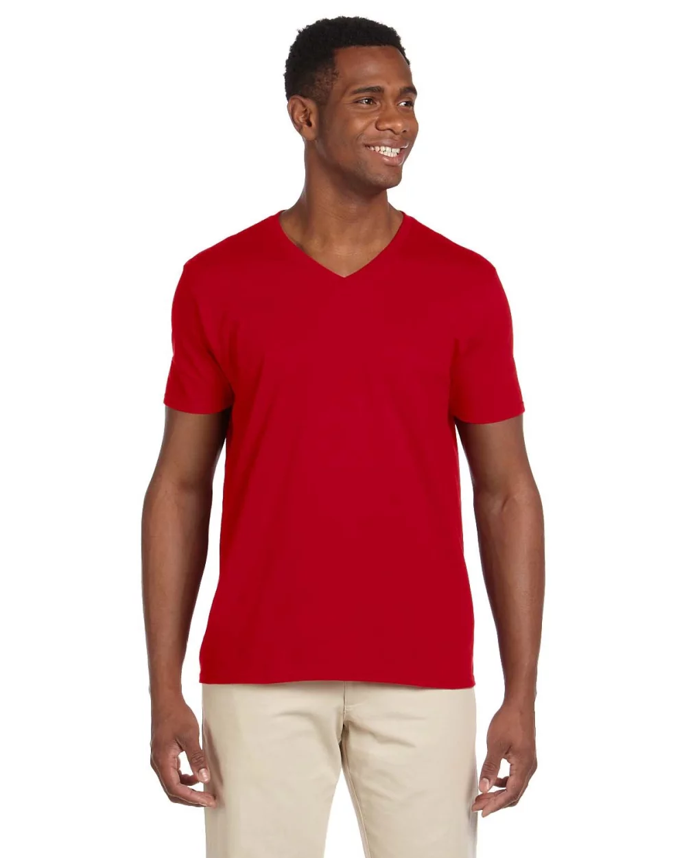 Gildan Adult Softstyle® V-Neck T-Shirt
