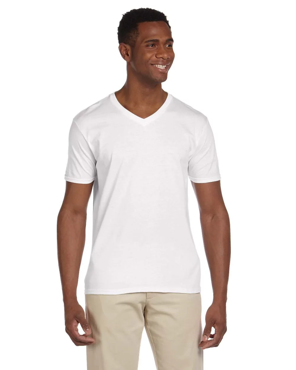 T-shirt col en V Gildan Adult Softstyle®