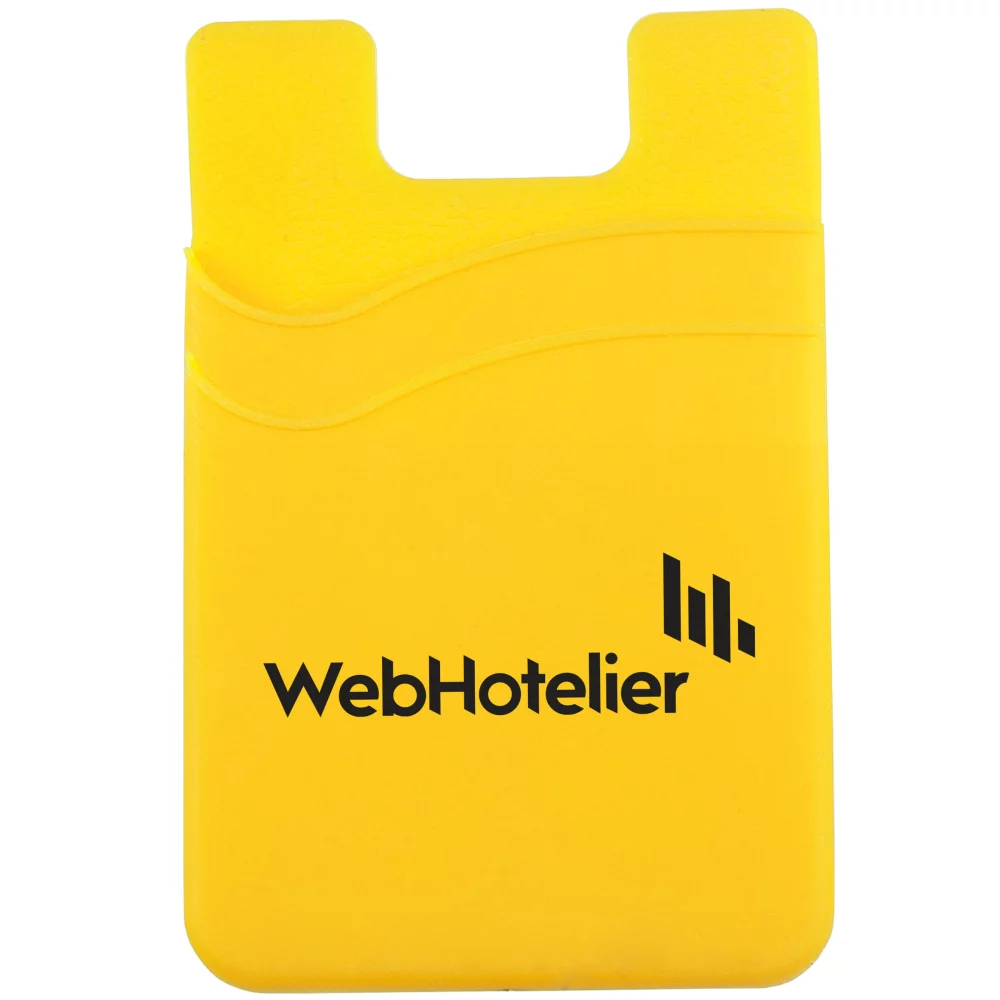 Dual Pocket Cell Phone Sleeve with Adhesive Backing