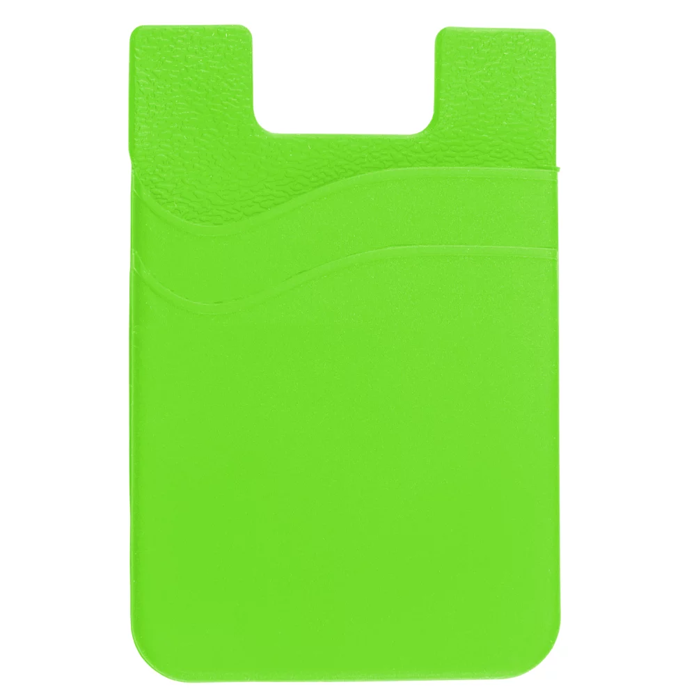 Étui pour téléphone portable à double poche avec adhésif au dos
