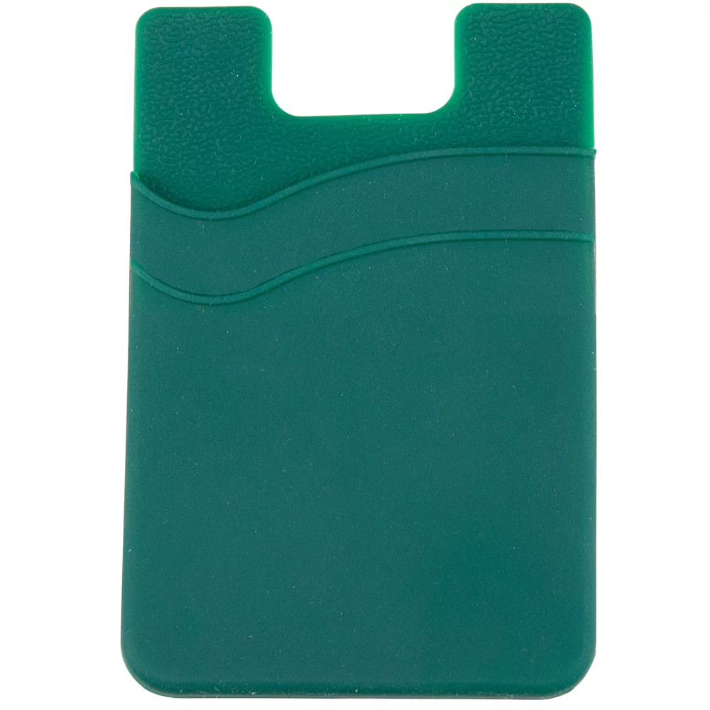 Étui pour téléphone portable à double poche avec adhésif au dos