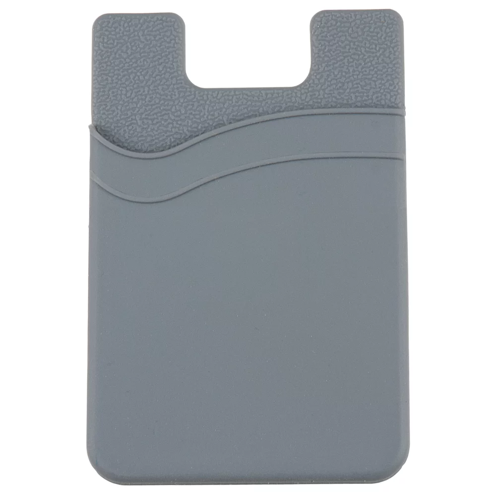 Étui pour téléphone portable à double poche avec adhésif au dos
