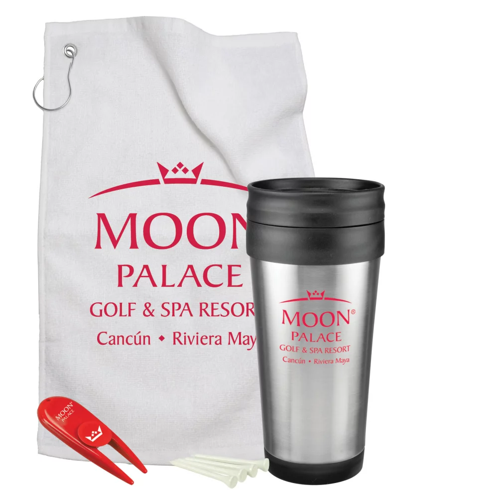 Ensemble-cadeau de golf Steel Budget Tumbler