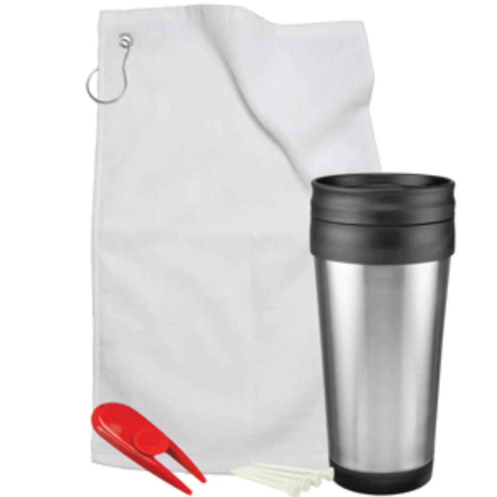 Ensemble-cadeau de golf Steel Budget Tumbler
