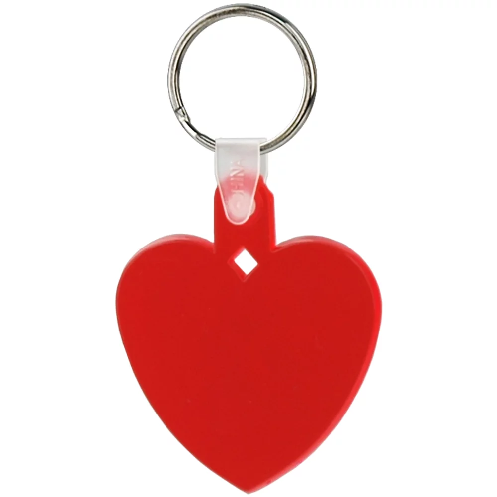 Porte-clés souple et compressible (cœur)