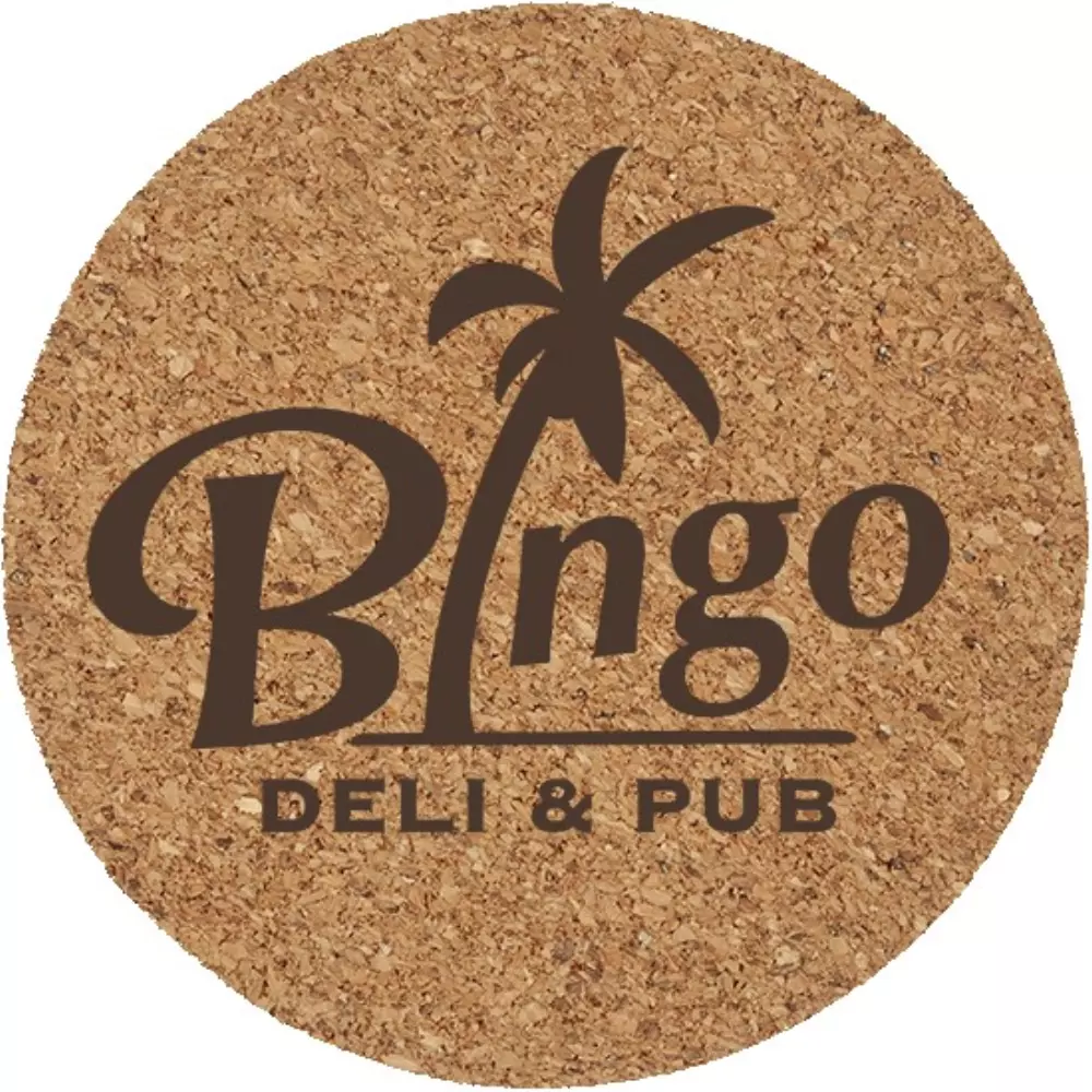 Sous-verre en liège rond