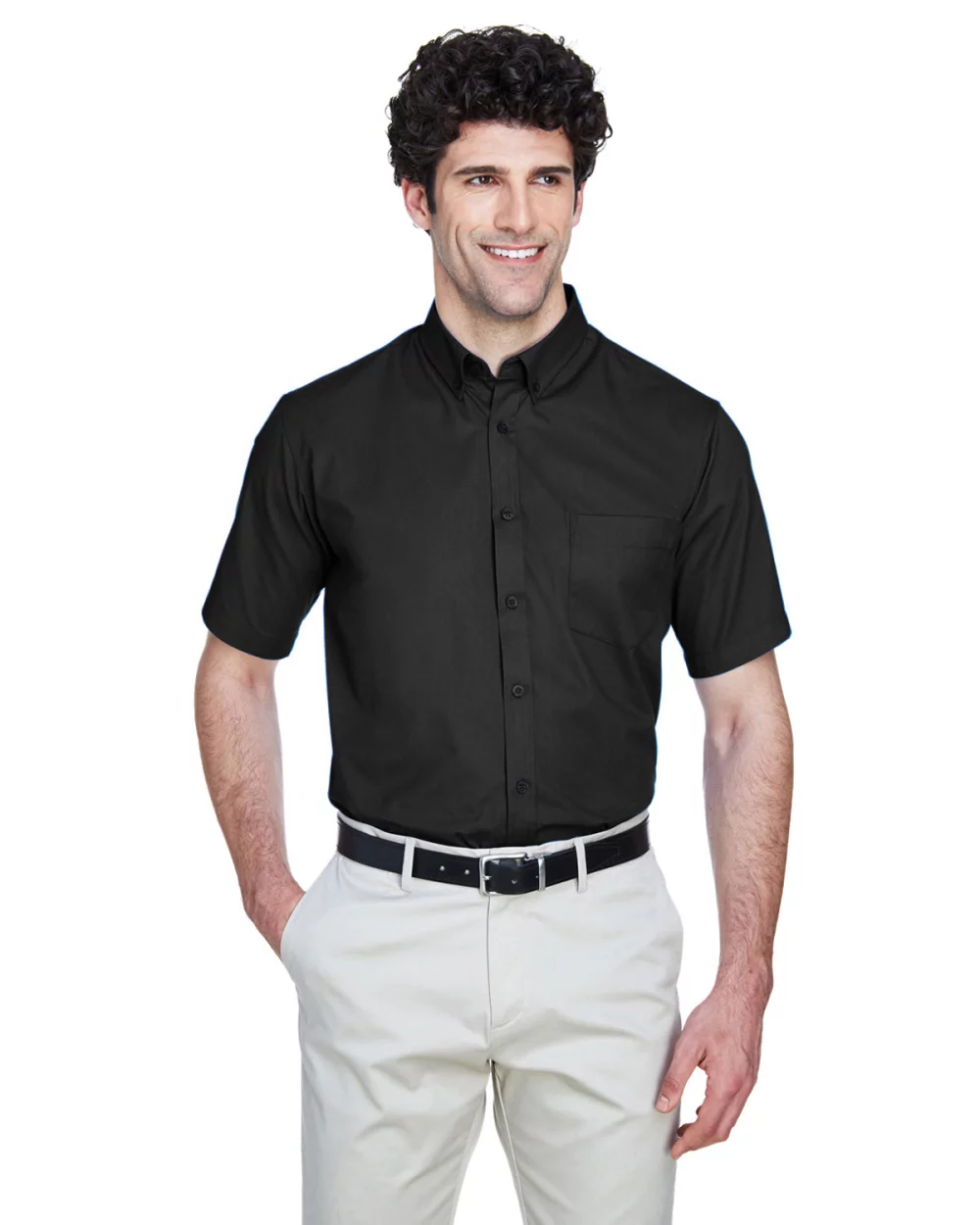 Chemise en sergé à manches courtes pour homme grand Optimum de CORE 365