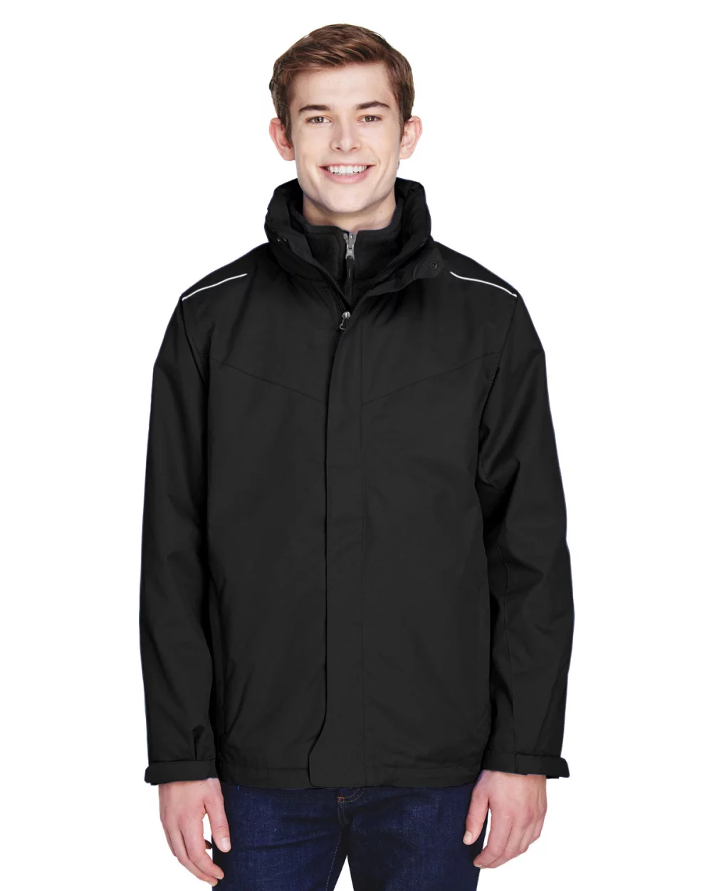CORE 365 Men's Tall Region 3-in-1 Jacket with Fleece?Liner