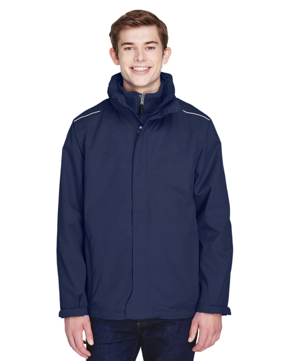 CORE 365 Men's Tall Region 3-in-1 Jacket with Fleece?Liner