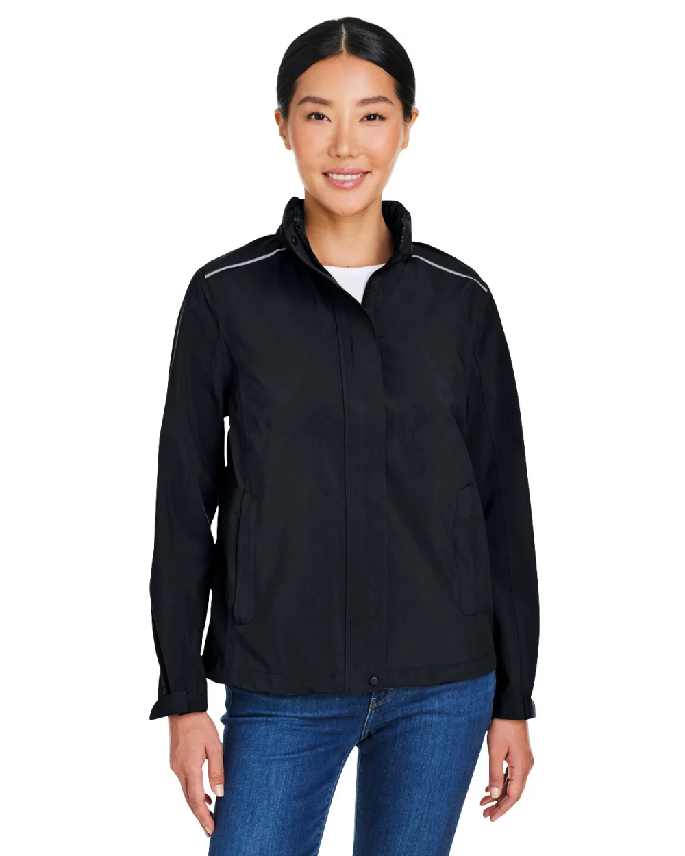 CORE 365 Ladies' Packable Rain Jacket
