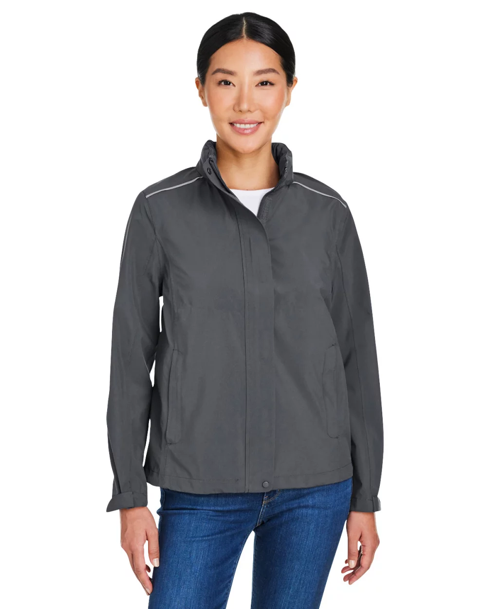 CORE 365 Ladies' Packable Rain Jacket