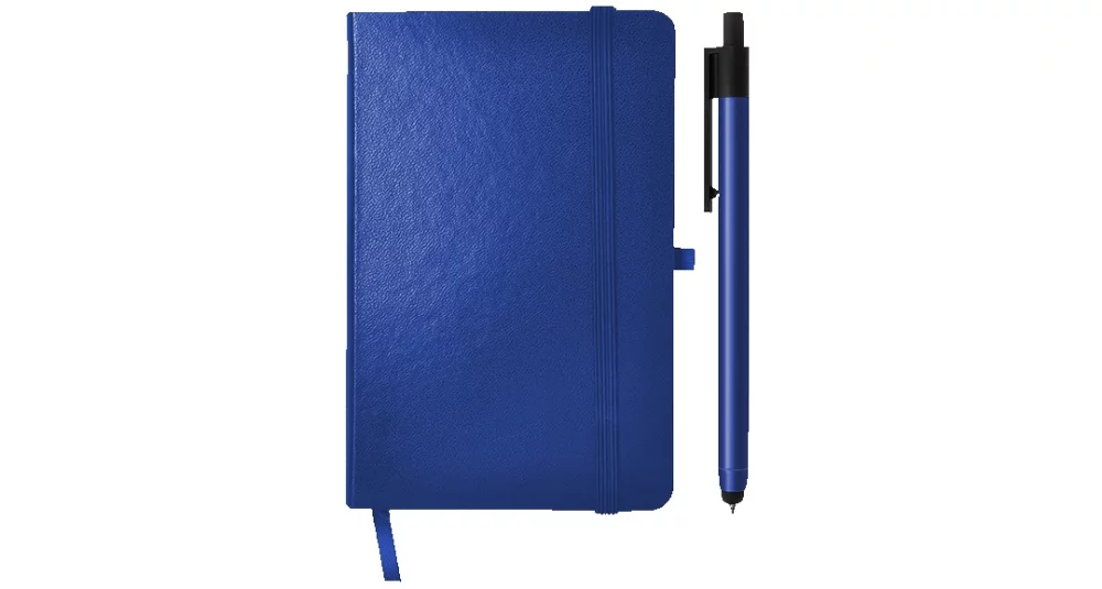 Ensemble stylo à bille et carnet de notes