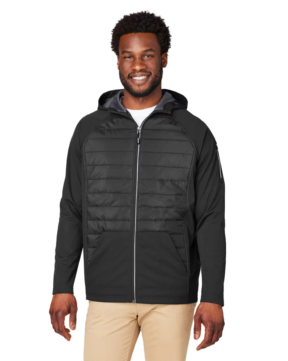 CORE 365 Unisex Techno Lite Hybrid Hooded Jacket