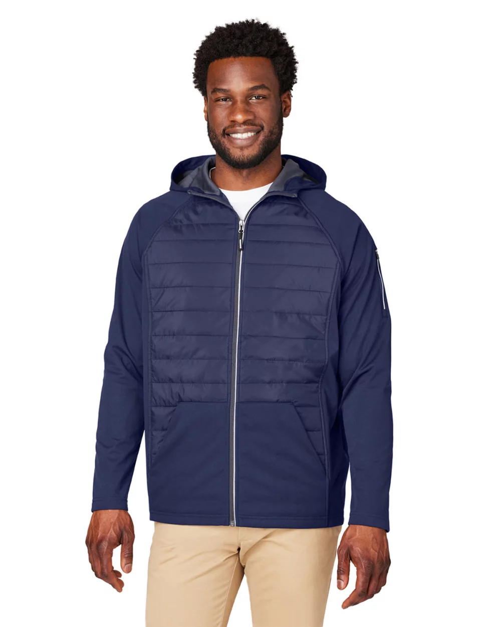CORE 365 Unisex Techno Lite Hybrid Hooded Jacket