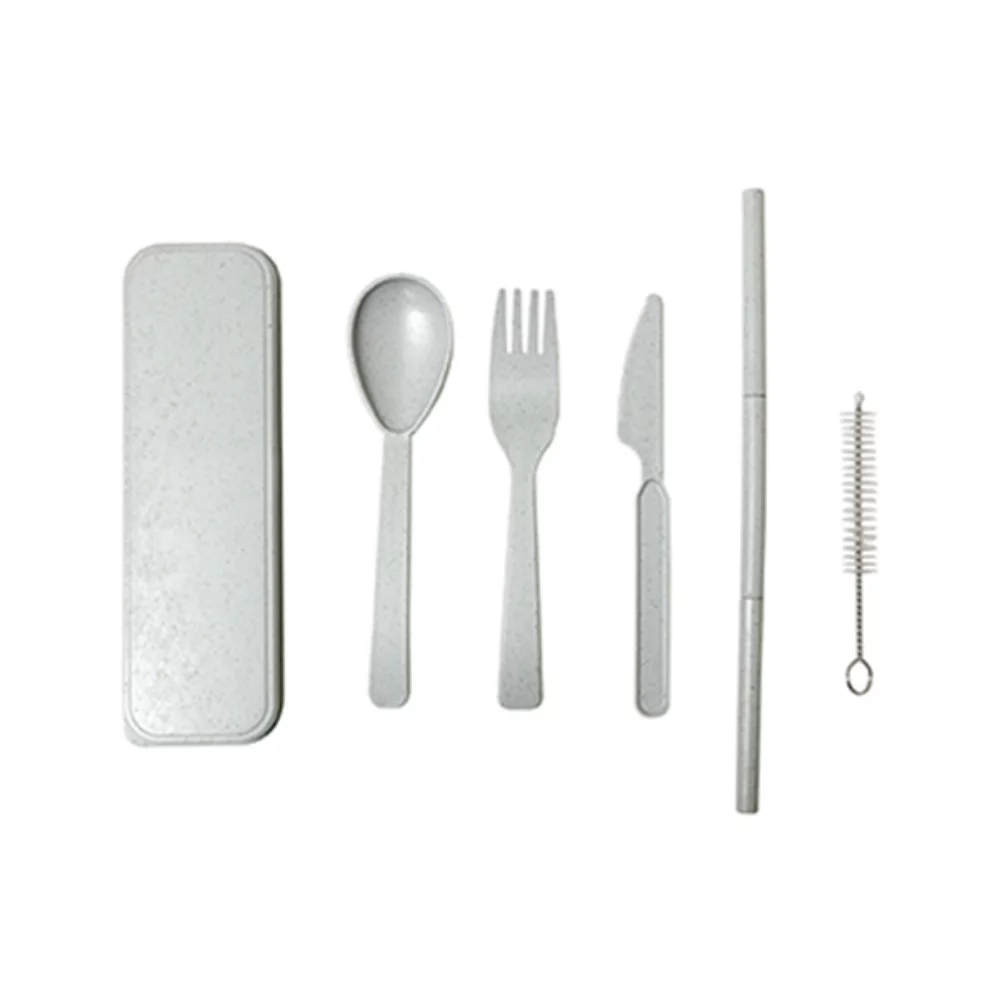 Wheat Fiber Utensil Case Set