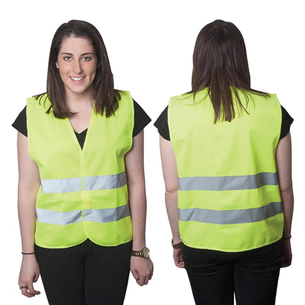Gilet de sécurité haute visibilité de grande taille
