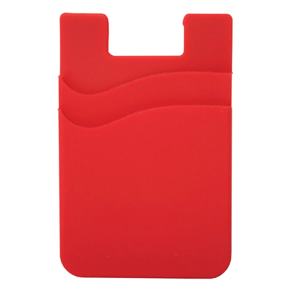Portefeuille de téléphone en silicone à double manche