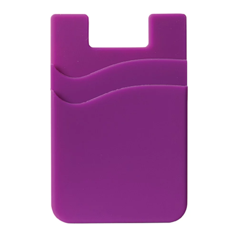 Portefeuille de téléphone en silicone à double manche