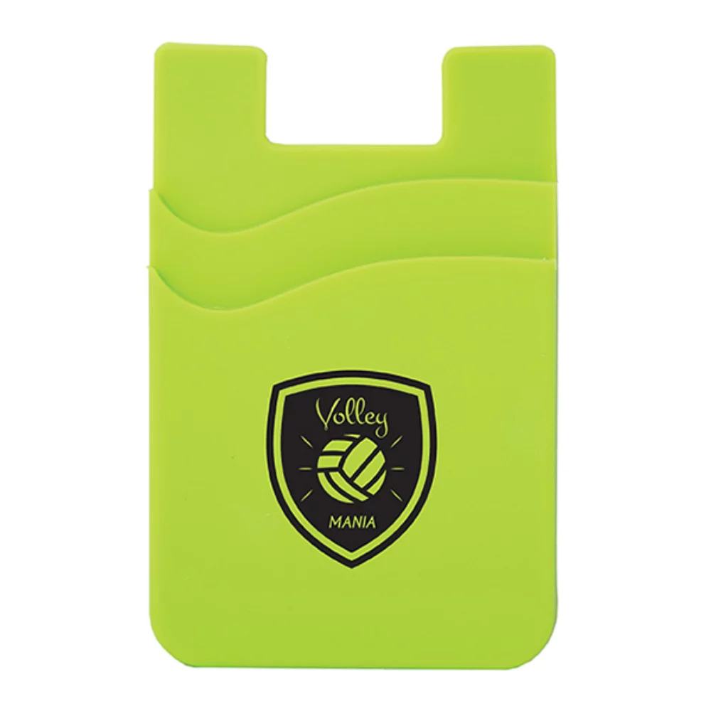 Portefeuille de téléphone en silicone à double manche