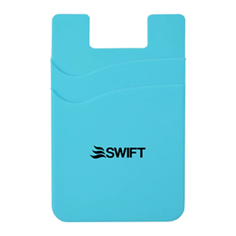 Portefeuille de téléphone en silicone à double manche