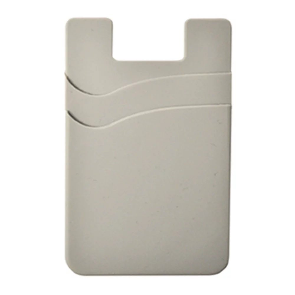 Portefeuille de téléphone en silicone à double manche