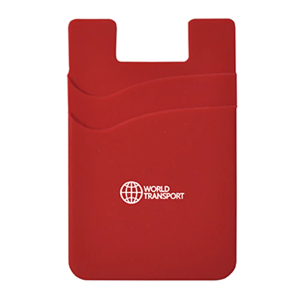Portefeuille de téléphone en silicone à double manche