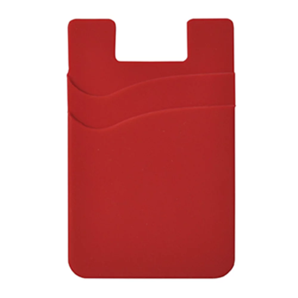 Portefeuille de téléphone en silicone à double manche