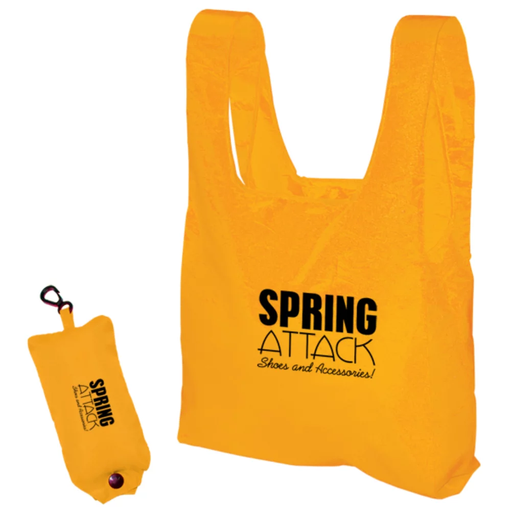 Sac fourre-tout pliable dans une pochette