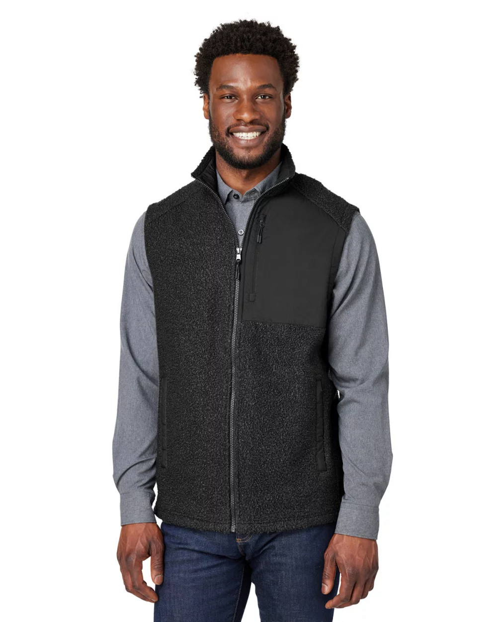 NORTH END Men's Aura Sweater Fleece Vest
