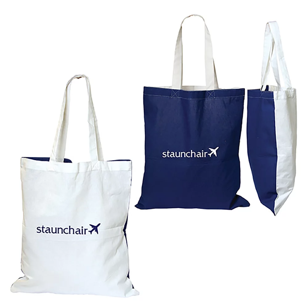 Sac fourre-tout en coton bicolore Belleflower