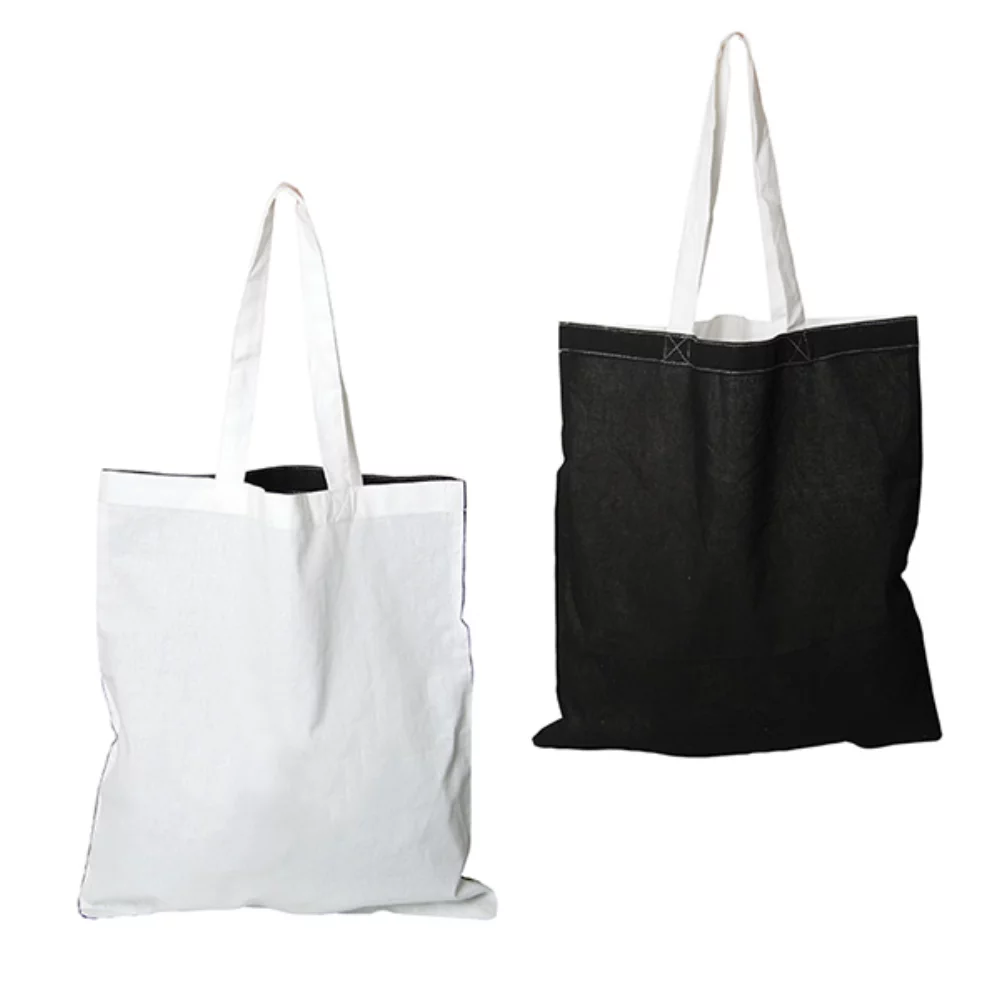 Belleflower Two-Tone Cotton Tote Bag