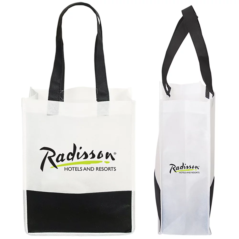 Sac fourre-tout en non-tissé à rayures miniatures