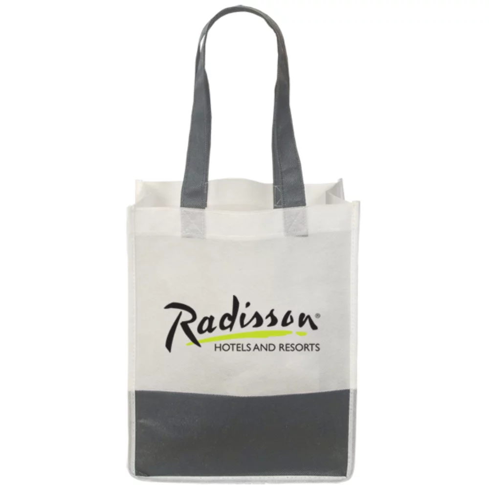 Sac fourre-tout en non-tissé à rayures miniatures