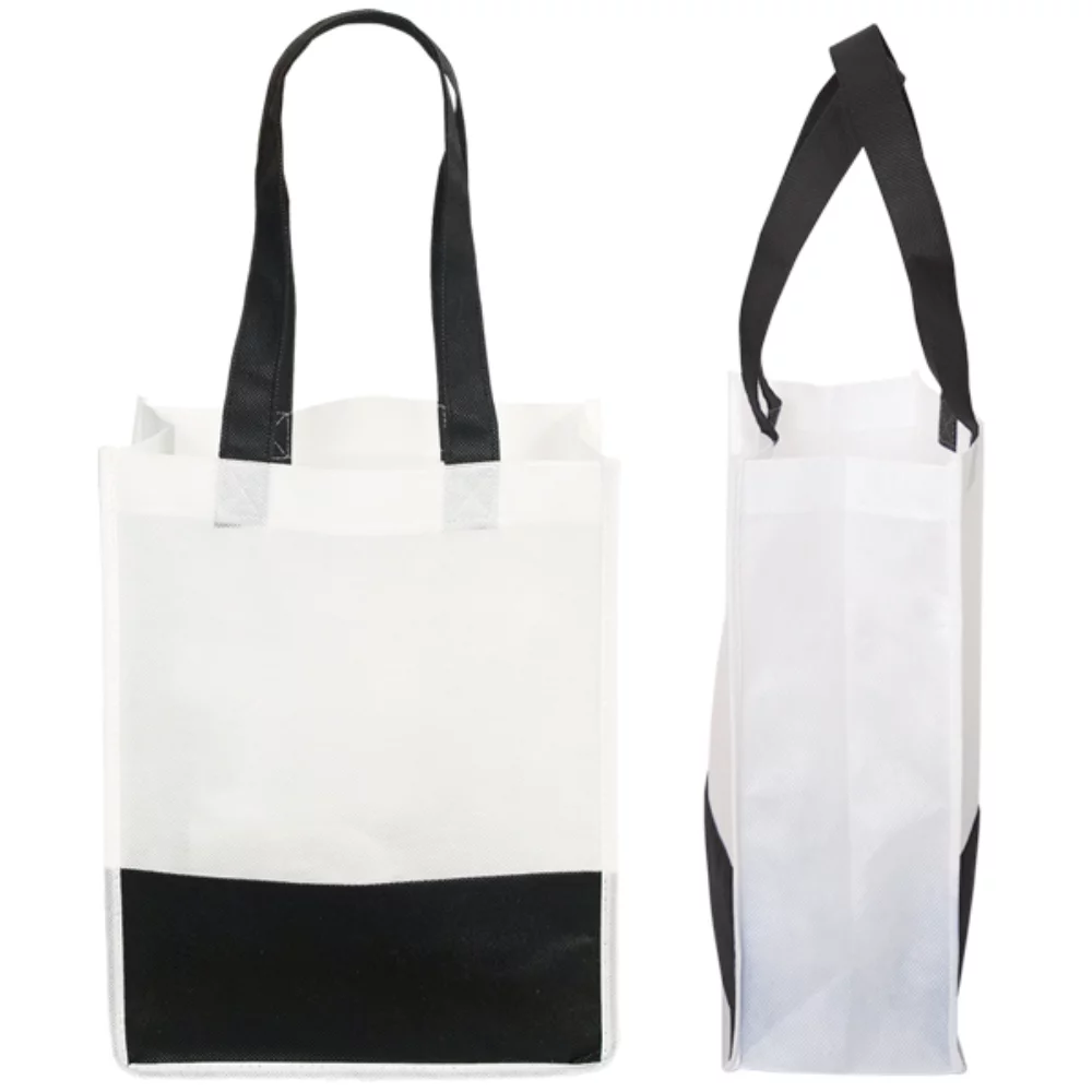 Sac fourre-tout en non-tissé à rayures miniatures