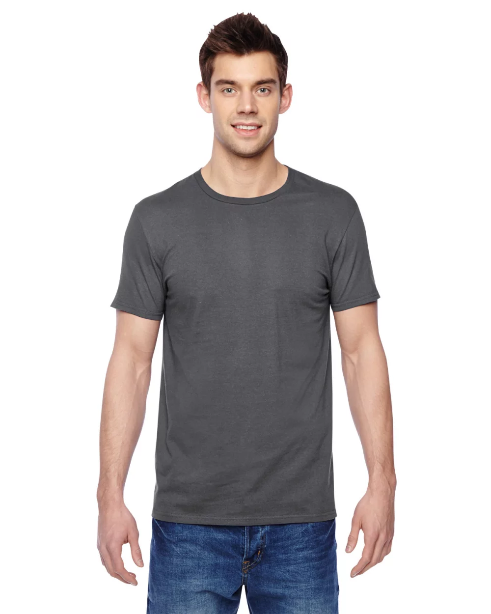 T-shirt col rond adulte en jersey Sofspun® de Fruit of the Loom